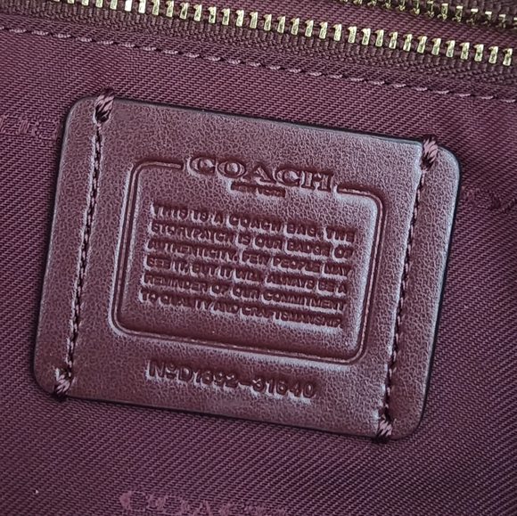 NWT COACH UPCRAFTED TEA ROSE DREAMER 36 SATCHEL BAG IN BEECHWOOD - Picture 7 of 9